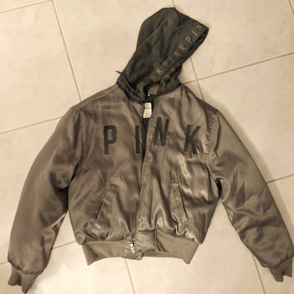NWT Green PINK Jacket